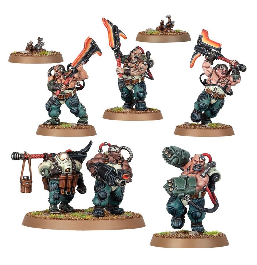 Warhammer 40K Leagues of Votann - Cthonian Beserks