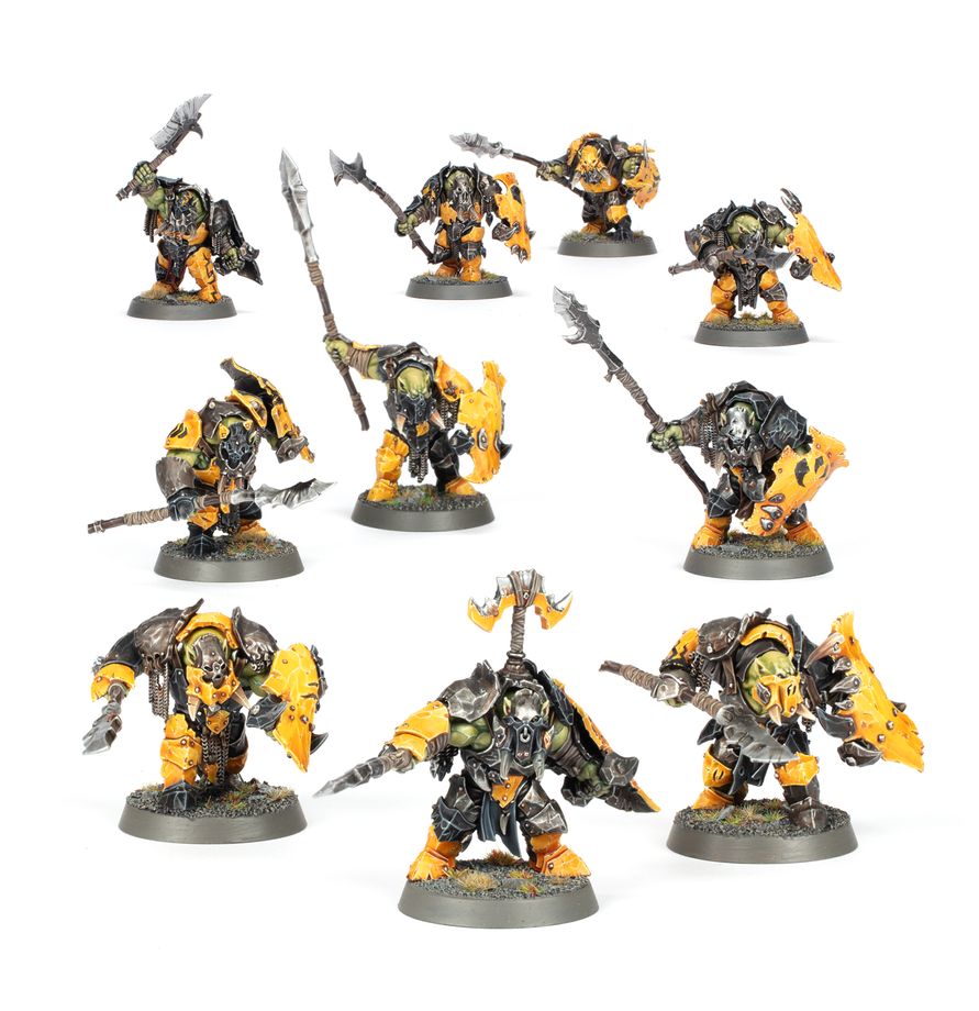 Warhammer Age of Sigmar Spearhead Orruk Warclans - Ironjawz Bigmob