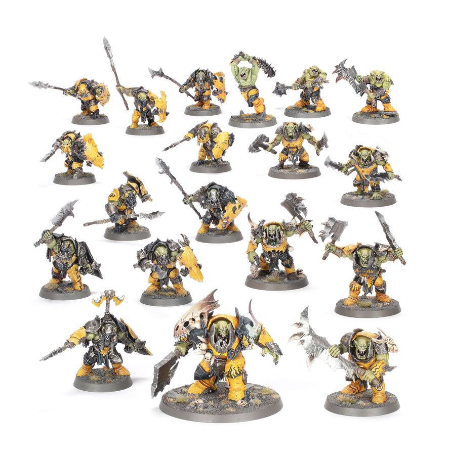 Warhammer Age of Sigmar Spearhead Orruk Warclans - Ironjawz Bigmob