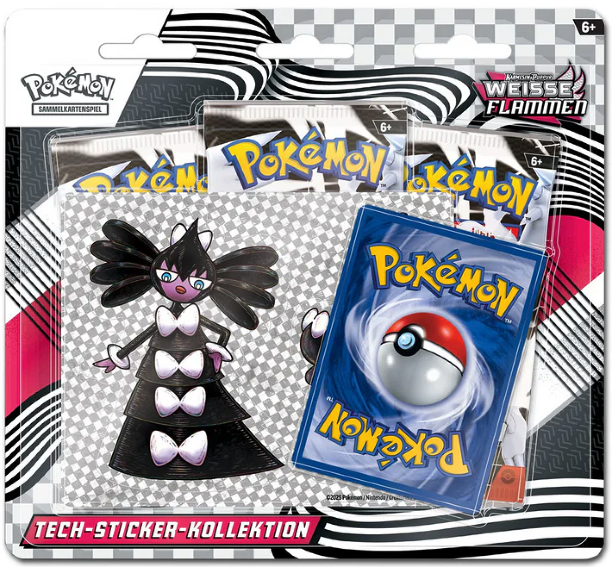 Pokemon Karmesin & Purpur – KP10.5 Weisse Flammen Tech-Sticker-Kollektion (Deutsch)