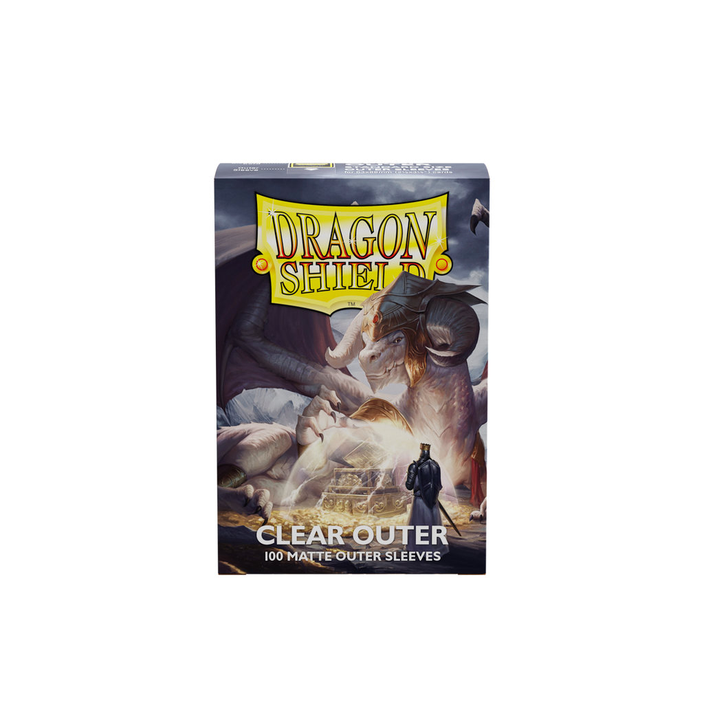 Dragon Shield - 100 Standard Size Card Outer Sleeves - Clear Matte