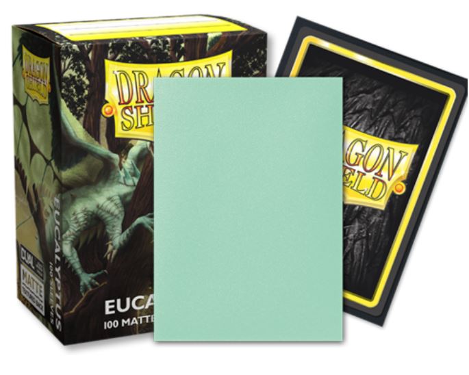 Dragon Shield - 100 Standard Size Card Dual Sleeves - Eucalyptus Matte