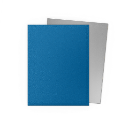 Dragon Shield - 100 Standard Size Matte Dual Card Sleeves - Sky Blue & Silver