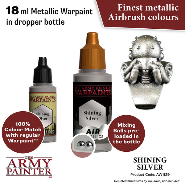 Warpaints Air Metallics - Shining Silver