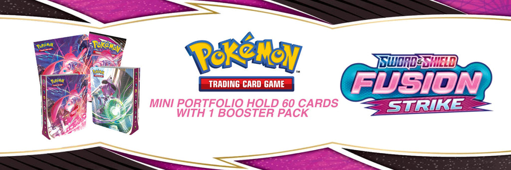 Pokemon – Sword & Shield Fusion Strike Booster + Mini Portfolio (englisch)