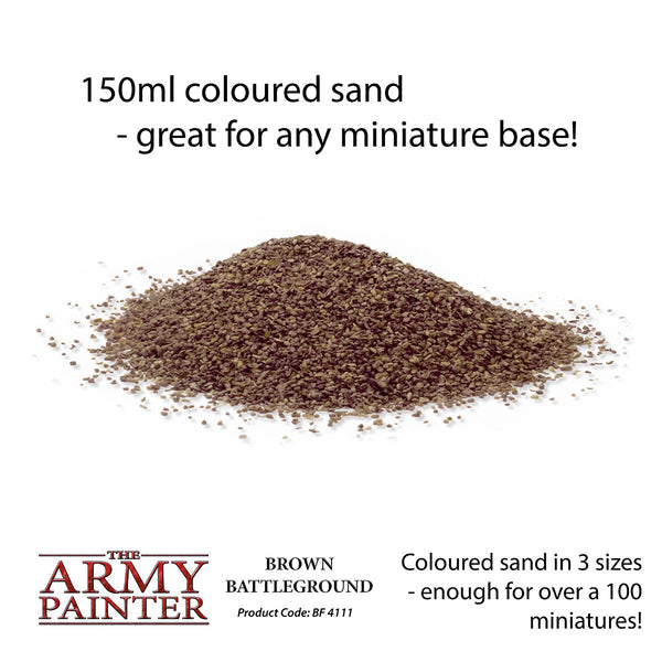 The Army Painter Battlefield Basing - Brown Battleground