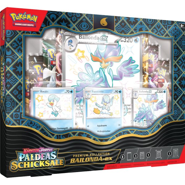 Pokemon KP 4.5 Premium Kollektion Bailonda ex Paldeas Schicksale (deutsch)