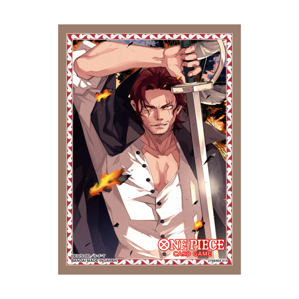 Bandai Namco - One Piece Card Game Sleeves (70 Stück) – Shanks