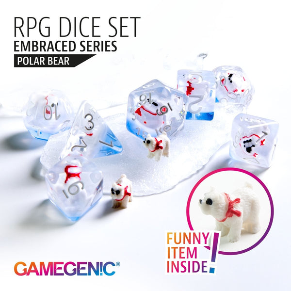 Gamegenic RPG Dice Set Embraced Series - Polar Bear
