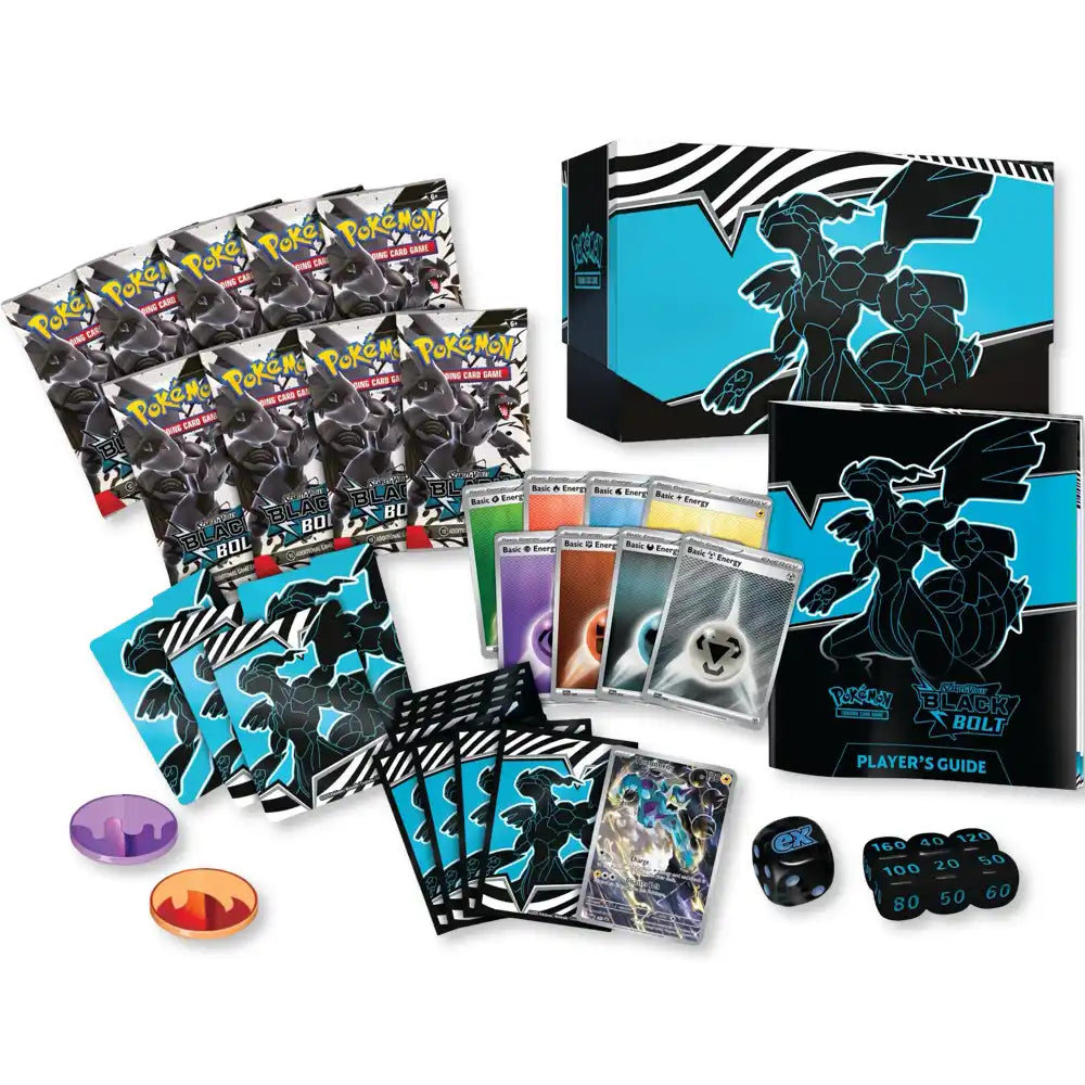 Pokemon – Scarlet & Violet: SV10.5 Elite-Trainer-Box Black Bolt (Englisch)