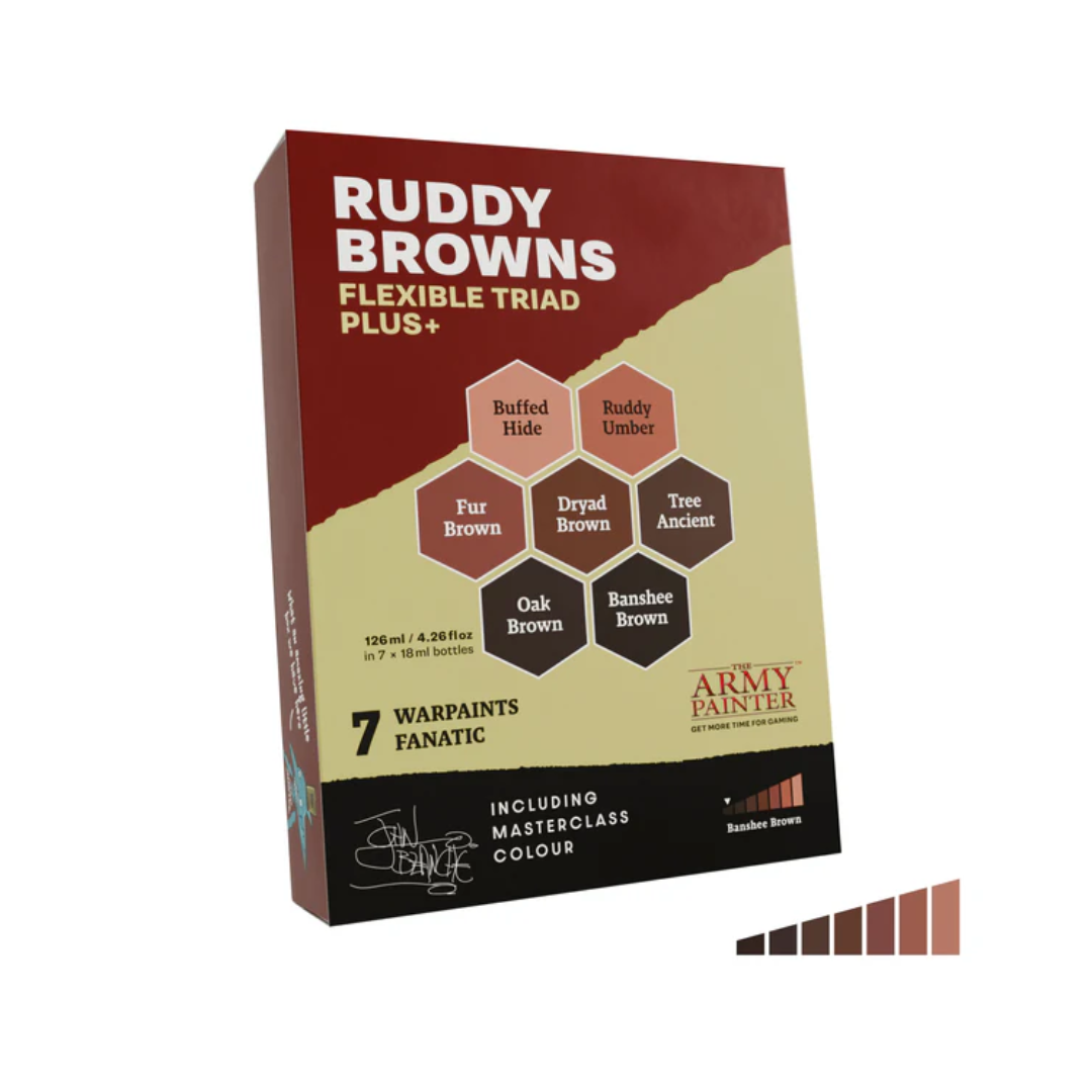 Warpaints Fanatic Flexible Triad PLUS - Ruddy Browns