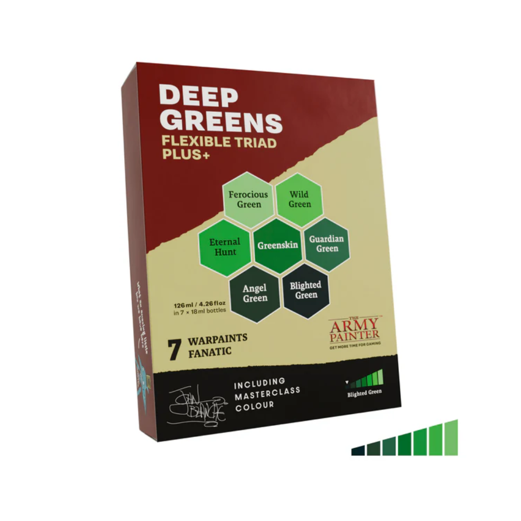 Warpaints Fanatic Flexible Triad PLUS - Deep Greens