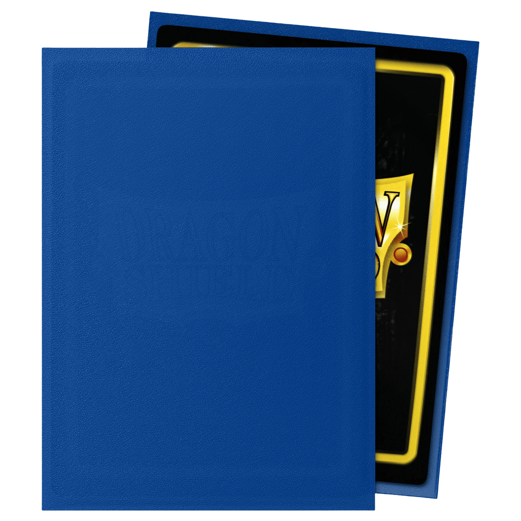 Dragon Shield - 100 Standard Size Card Sleeves - Blue Non-Glare