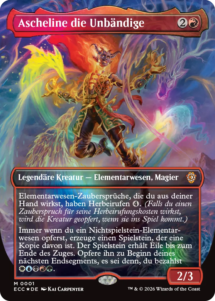 Magic the Gathering Lorwyns Finsternis Commander Deck – Tanz der Elemente (Deutsch)