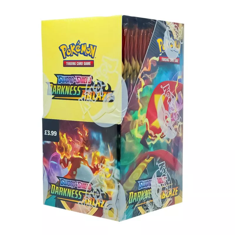 Pokemon Sword & Shield Darkness Ablaze 18 Booster Display (englisch)