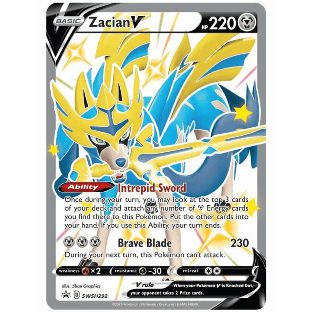 Pokemon Zenit der Könige – Schillerndes Zacian Kollektion (Deutsch) - Differenzbesteuerung nach § 25a UStG