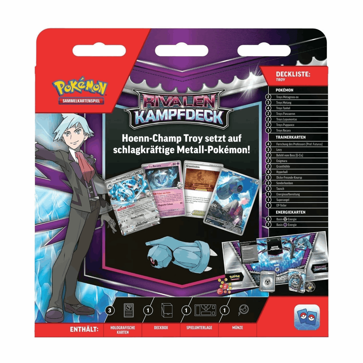 Pokemon Rivalen-Kampfdeck – Troy (deutsch)