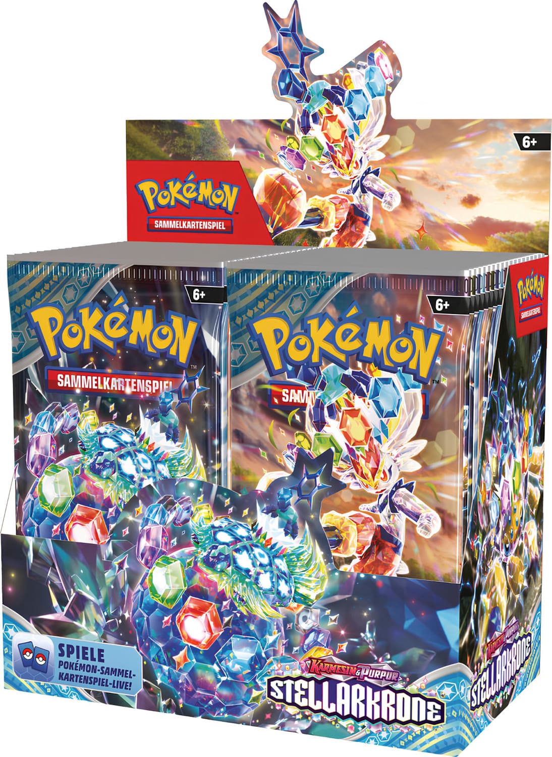 Pokemon Karmesin & Purpur KP07 Stellarkrone Display 36 Booster (deutsch)