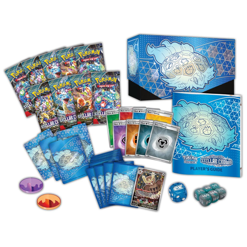 Pokemon Scarlet & Violet SV07 Stellar Crown Elite Trainer Box (englisch)