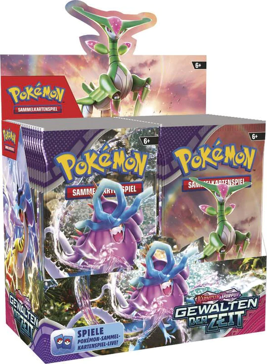 Pokemon Karmesin & Purpur KP05 Gewalten der Zeit Display 36 Booster (deutsch)