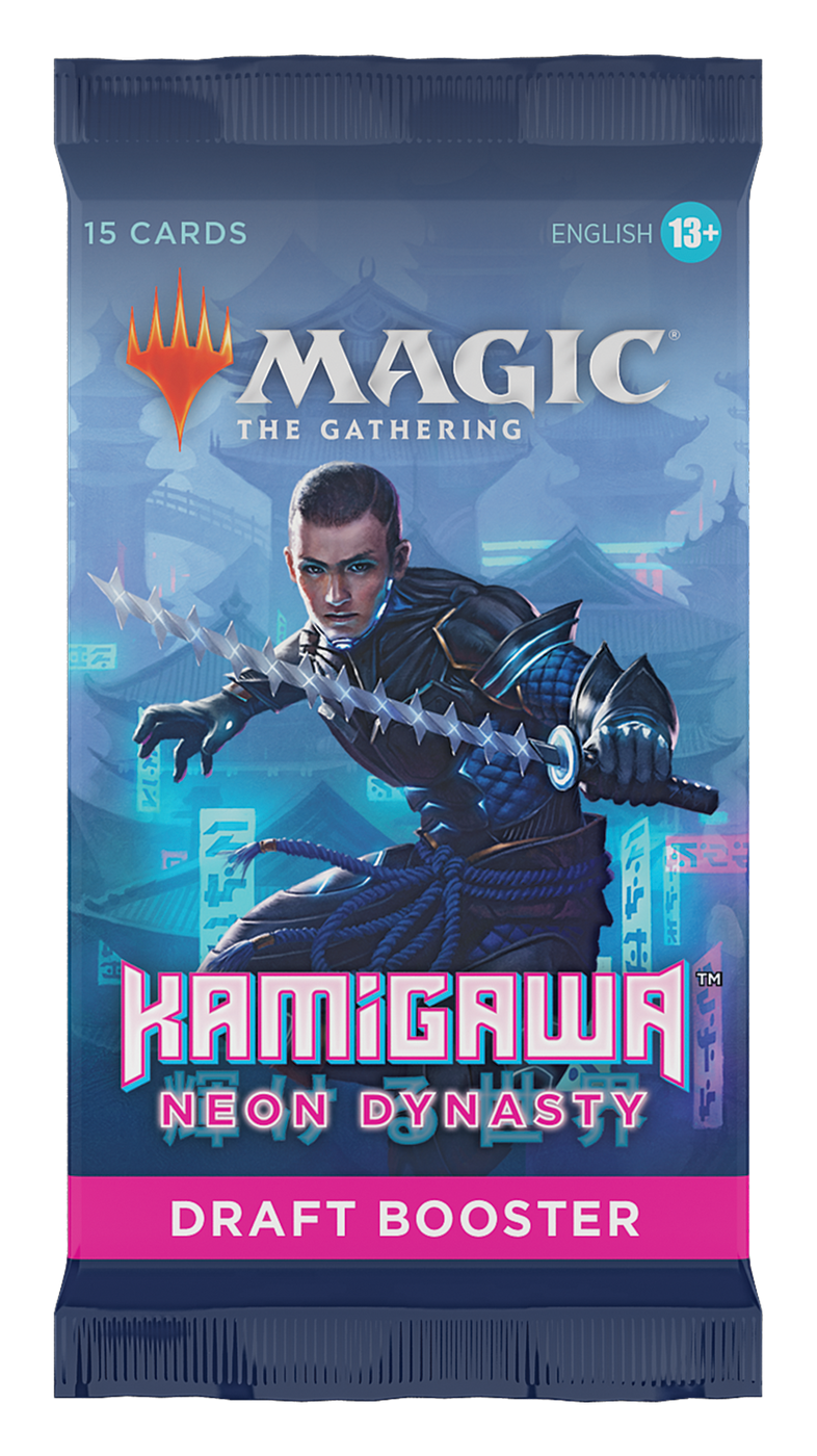 Magic The Gathering – Kamigawa: Neon Dynasty Draft Booster (englisch, Einzelbooster)