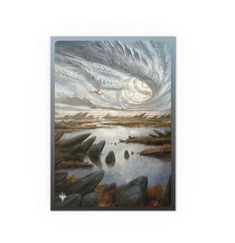 Dragon Shield Matte Dual Art Sleeves – MTG Landfall Series – Marsh Flats (100 Sleeves, Standardgröße)