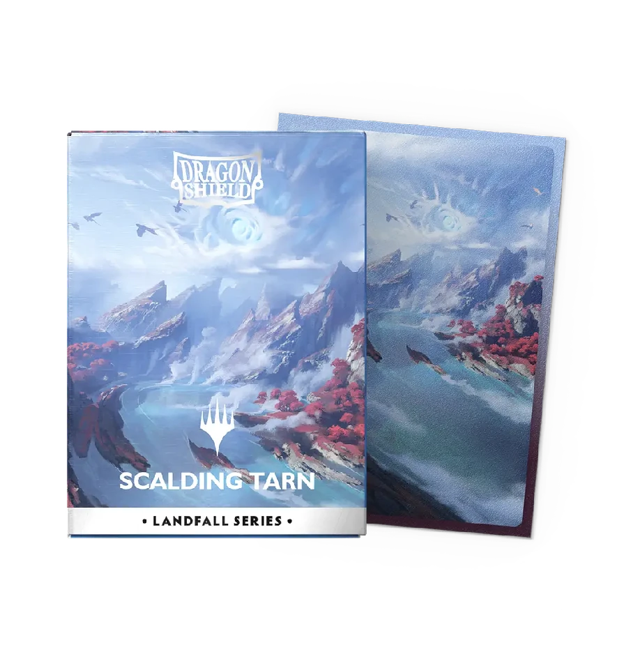 Dragon Shield Matte Dual Art Sleeves – MTG Landfall Series – Scalding Tarn (100 Sleeves, Standardgröße)