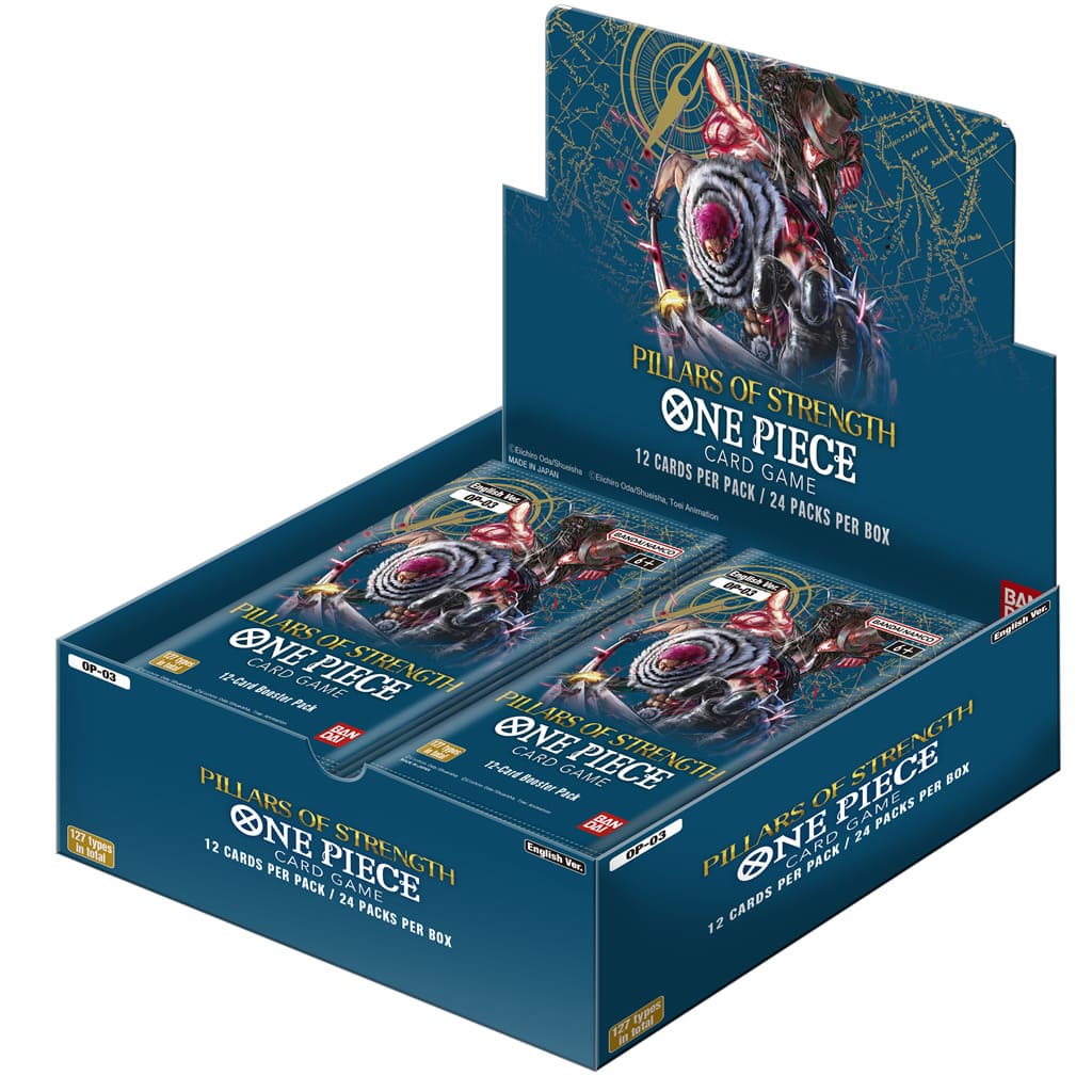 One Piece Card Game - Pillars of Strength Display 24 Booster OP03 (englisch)