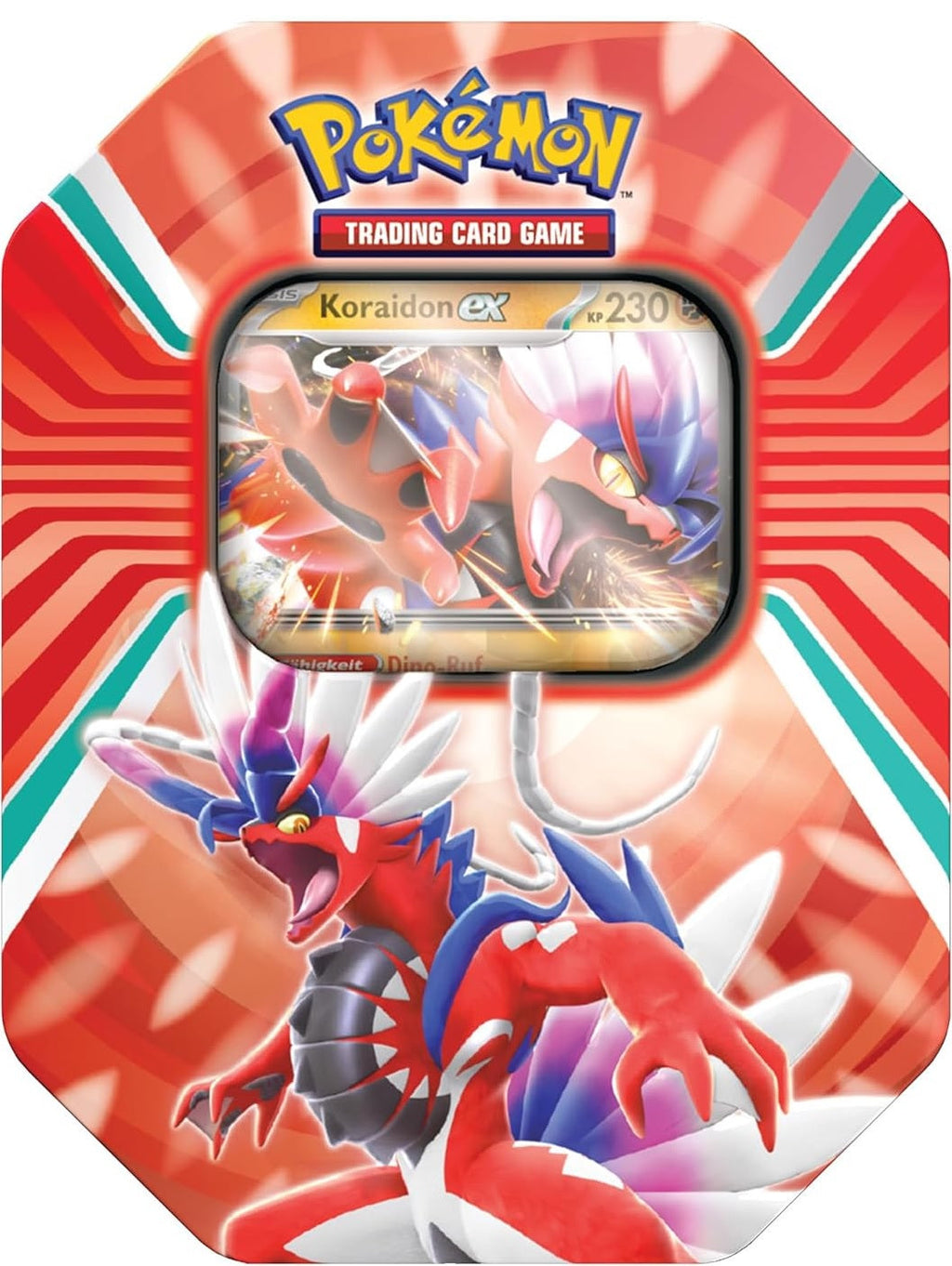 Pokemon Paldea Legenden Tin Box – Koraidon (deutsch)