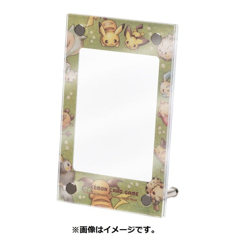 Pokemon Center Original Pokemon Card Display Frame Pikachu & Pichu