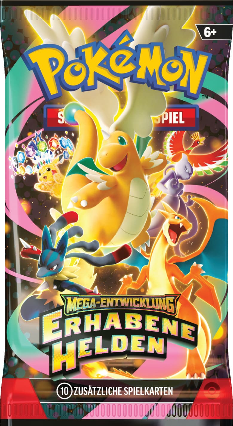 Pokemon ME2.5 Mega Entwicklung - Erhabene Helden - Booster Bundle (deutsch)