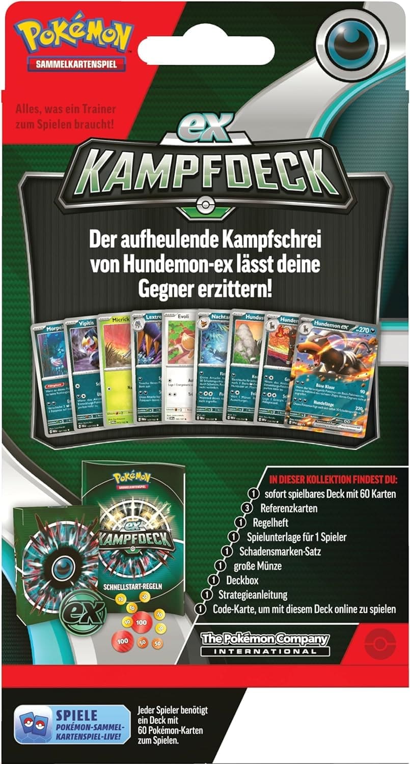 Pokemon EX Kampfdeck – Hundemon EX (Deutsch)