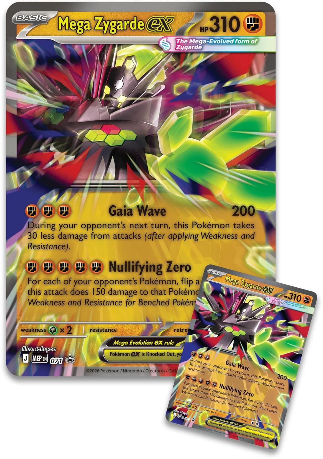 Pokemon Pefect Order ME03 - Mega Zygarde ex Premium-Collection (englisch)