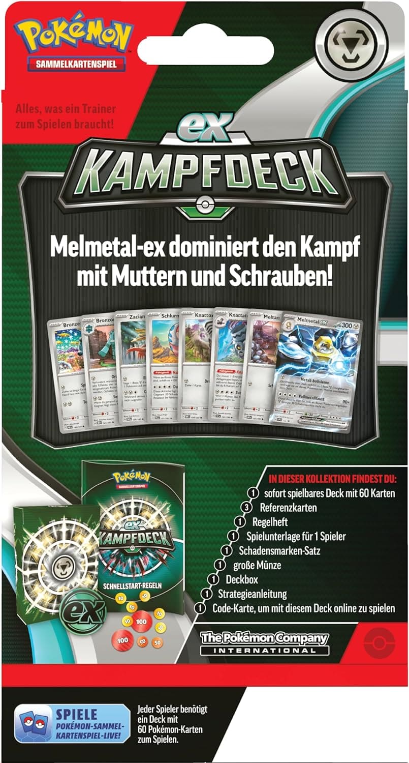 Pokemon EX Kampfdeck – Melmetal EX (Deutsch)