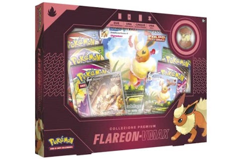 Pokemon – Flareon VMAX Premium Collection (Englisch) - Differenzbesteuerung nach § 25a UStG