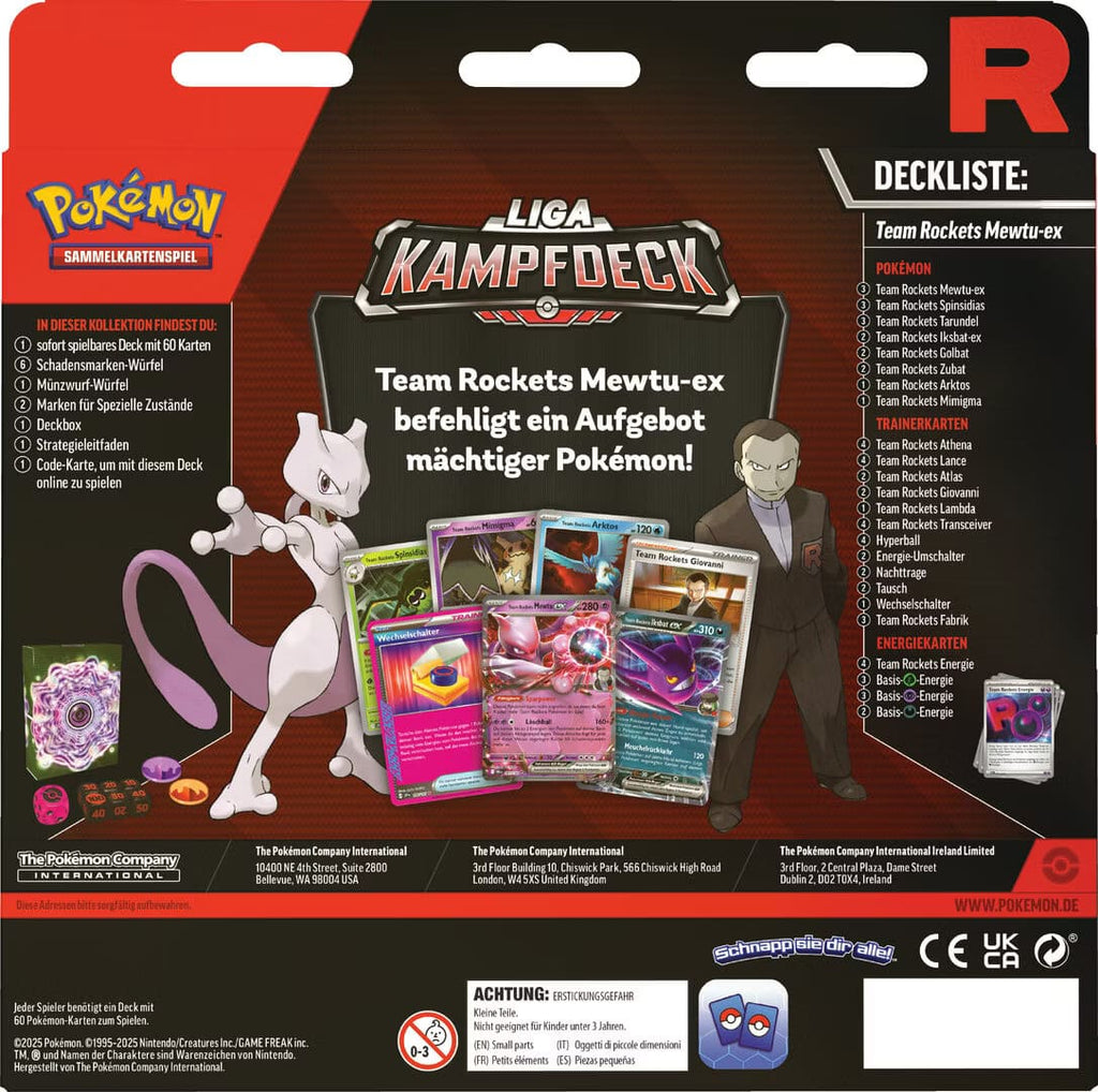 Pokemon Liga-Kampf Deck – Rocket’s Mewtu (Deutsch)