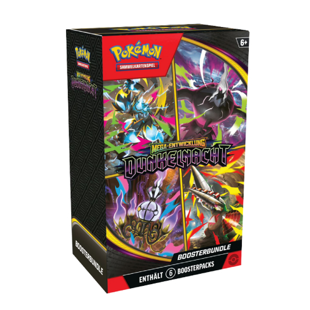 Pokémon Mega-Entwicklung – Dunkelnacht (ME05) – Booster Bundle (6 Booster) (deutsch)