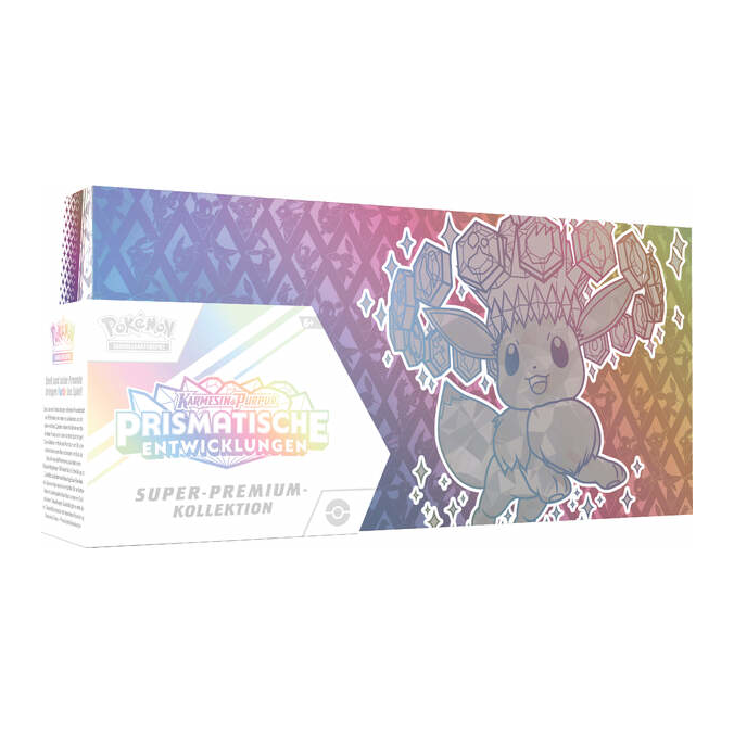 Pokemon Karmisin & Purpur KP8.5 – Prismatische Entwicklung – Super-Premium Kollektion (Deutsch)
