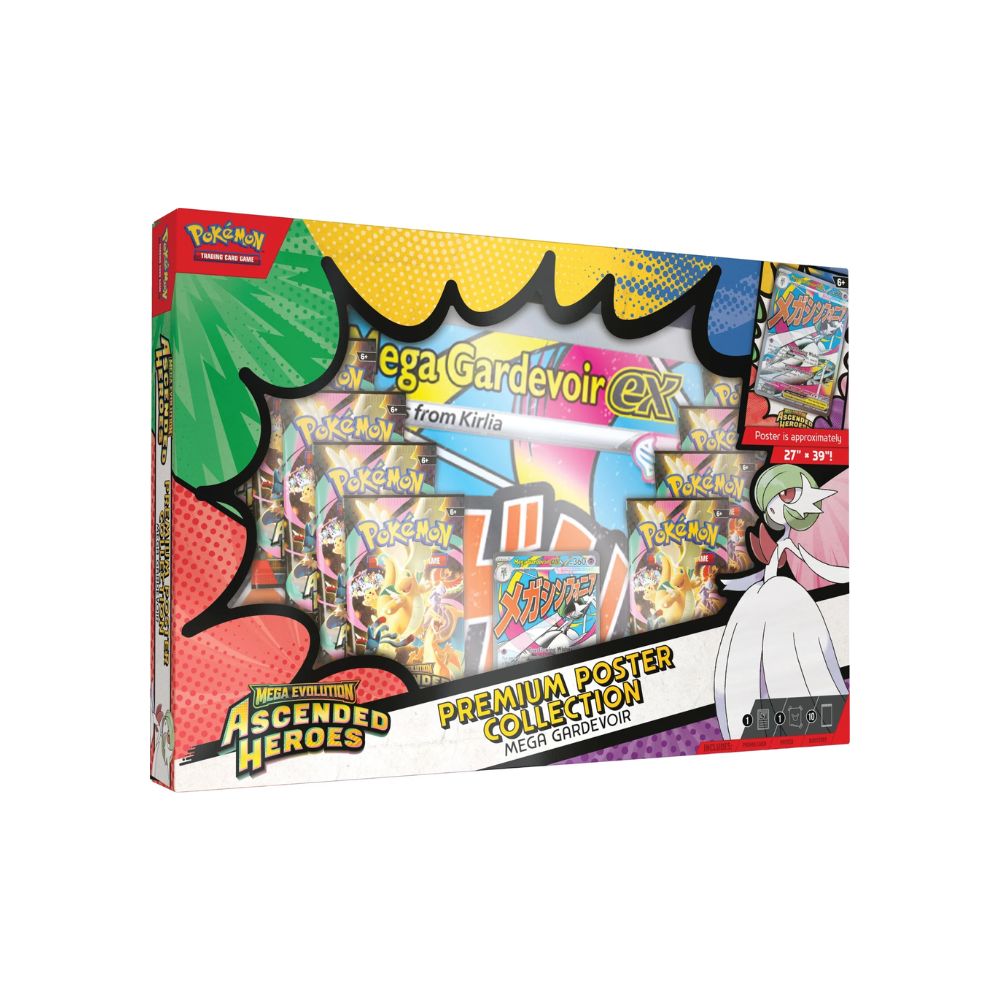 Pokemon ME2.5 Mega Evolution - Ascended Heroes – Premium Poster Collection – Mega Gardevoir (Englisch)