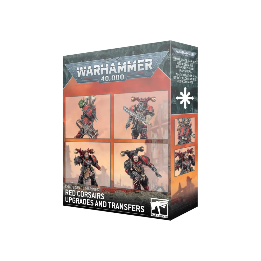 Warhammer 40k Chaos Space Marines - Upgrades & Abziehbilder der Roten Korsaren