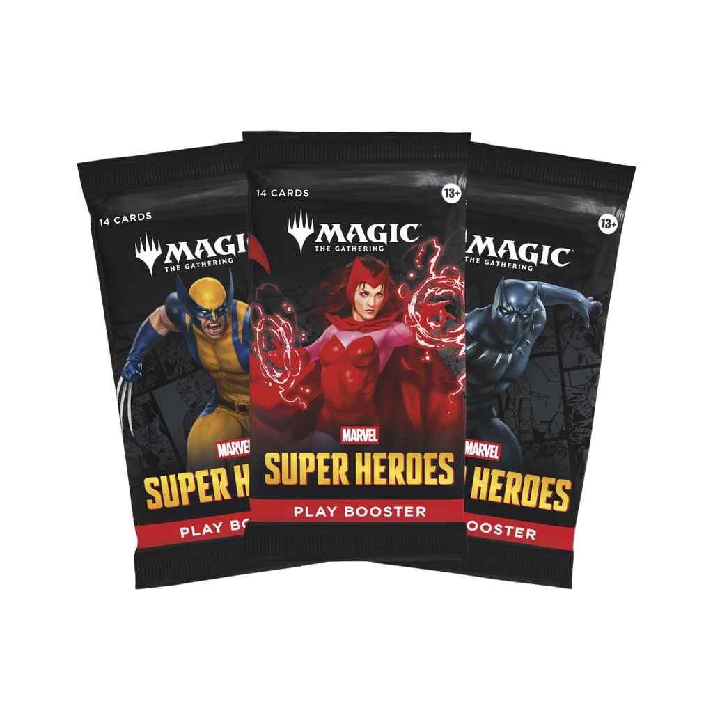 Magic the Gathering Marvel Super Heroes - Play-Booster Display (englisch)