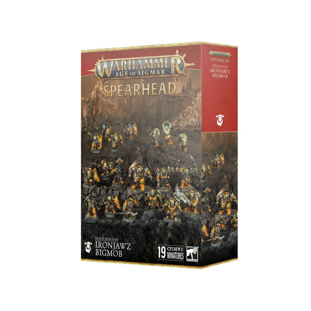 Warhammer Age of Sigmar Spearhead Orruk Warclans - Ironjawz Bigmob