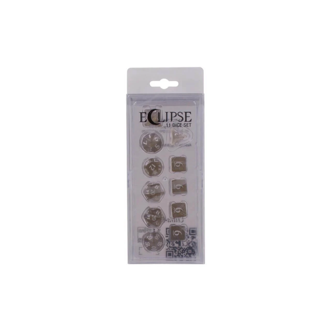 Ultra Pro - Eclipse 11 Dice Set - Smokey Grey