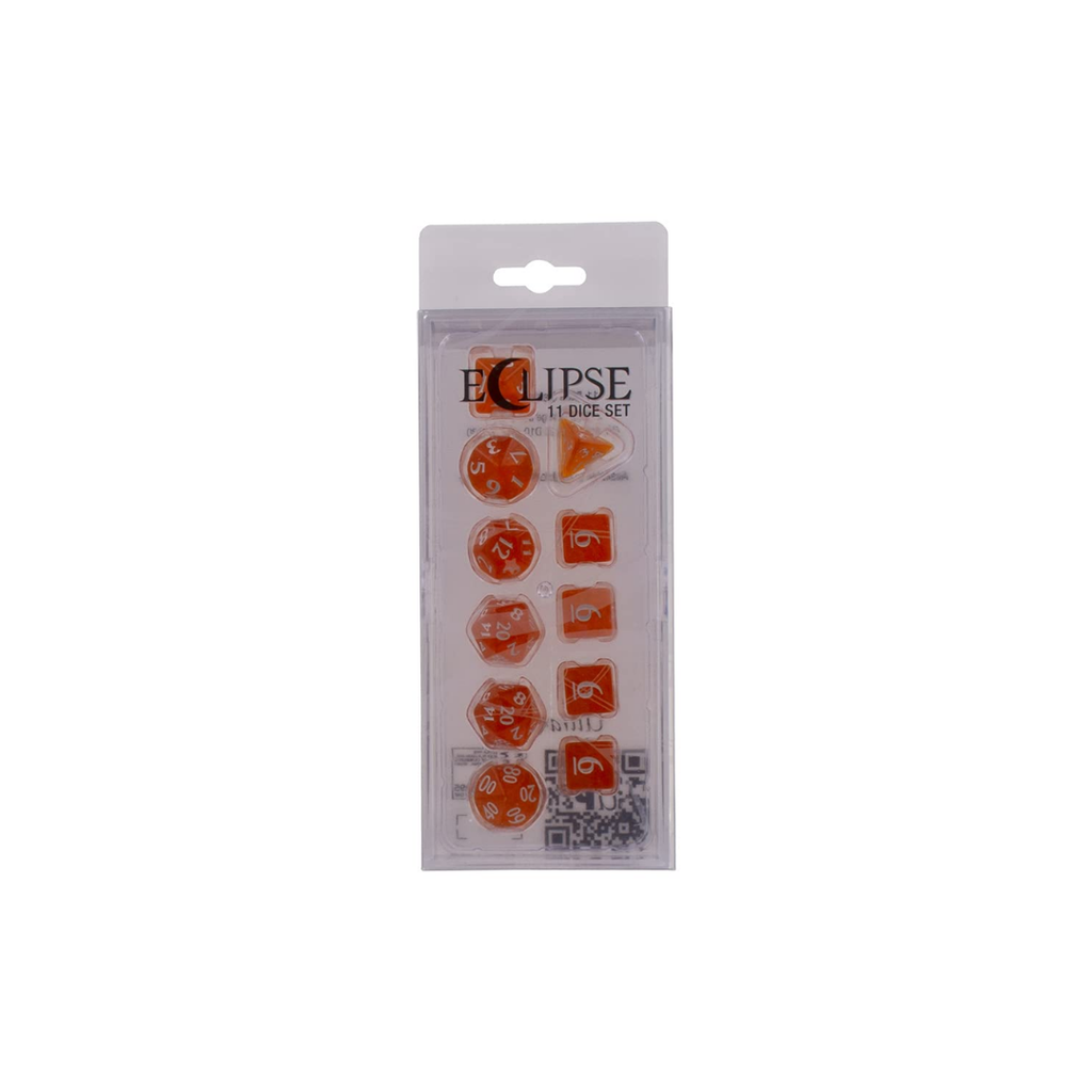 Ultra Pro - Eclipse 11 Dice Set - Pumpkin Orange
