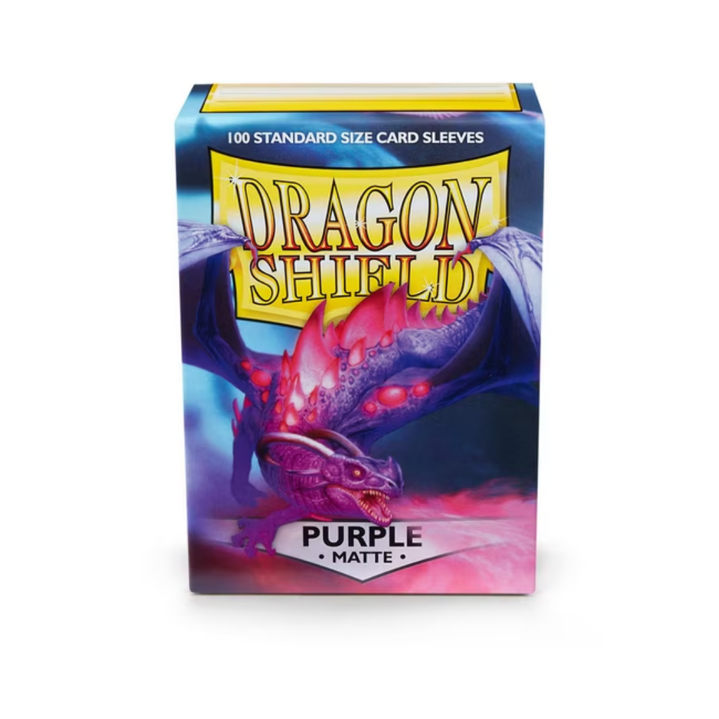 Dragon Shield - 100 Standard Size Card Sleeves - Purple Matte