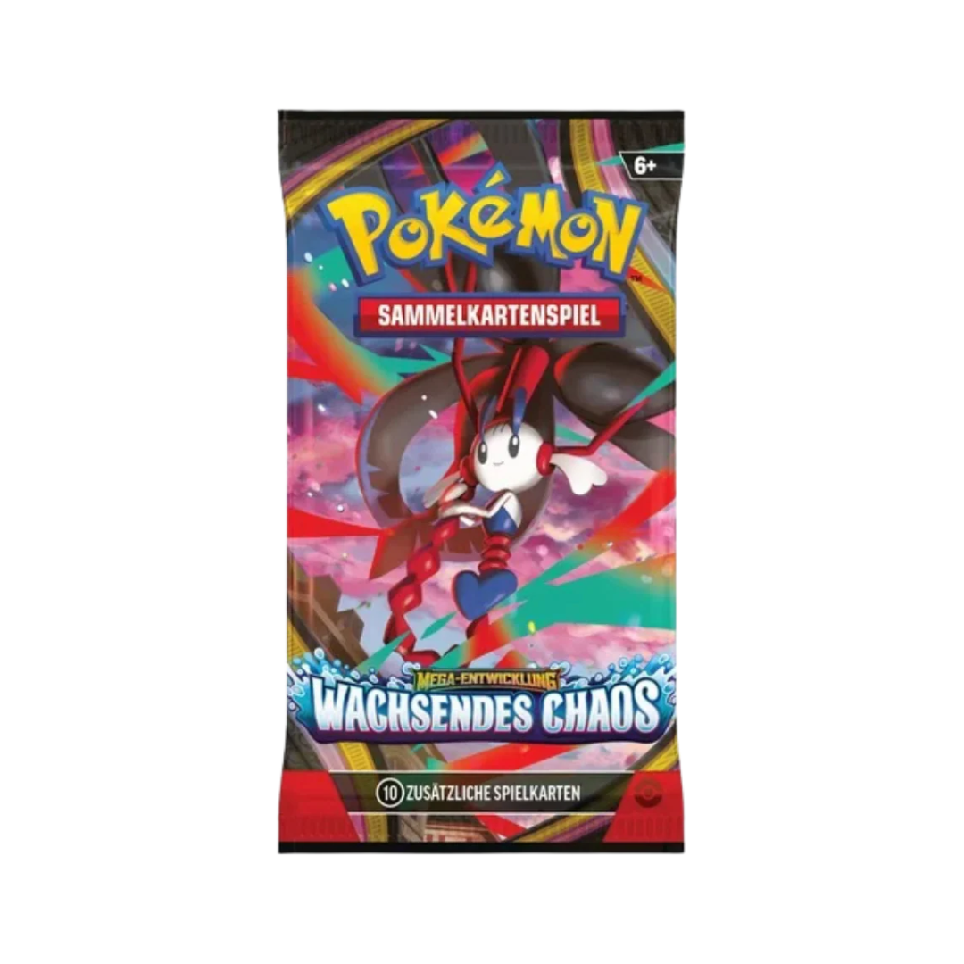 Pokemon Mega Entwicklung ME04 Wachsendes Chaos - Einzelbooster (deutsch)