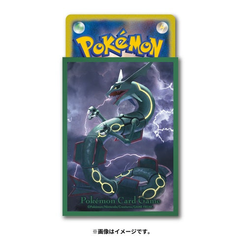 Pokemon Center Original Card Game Sleeve Flying Rayquaza 64 Sleeves