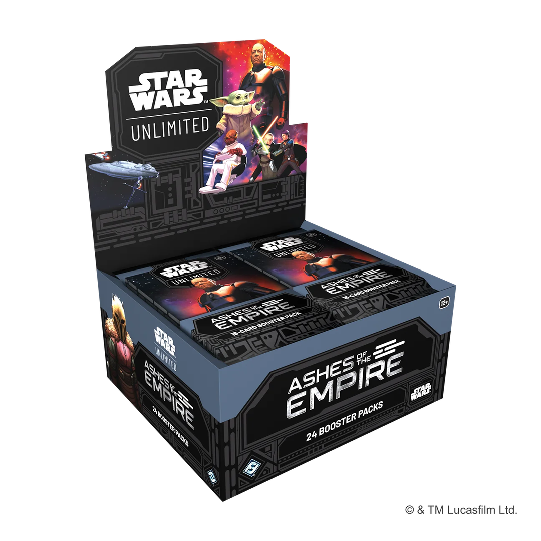 Star Wars: Unlimited – Ashes of the Empire: Booster Display (24 Booster) (englisch)