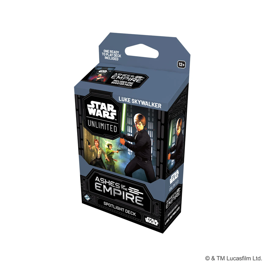 Star Wars: Unlimited – Ashes of the Empire: Spotlight-Deck Luke Skywalker (englisch)