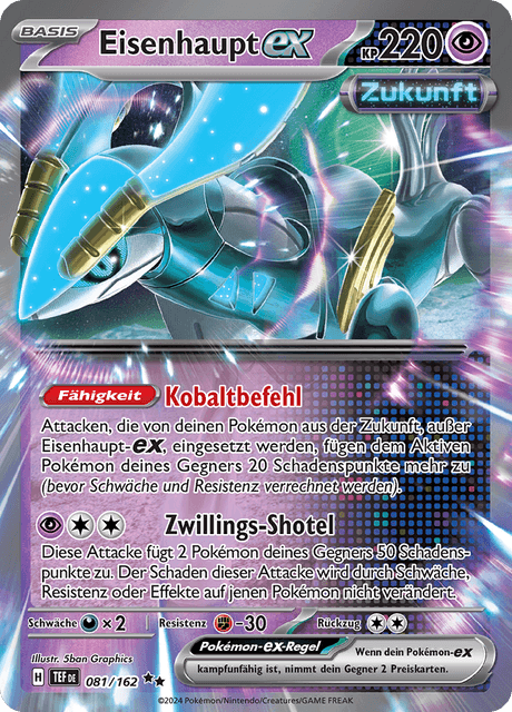Pokemon Eisenhaupt ex Tin Box 2024 (Deutsch)